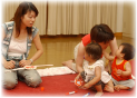 みんなで子育てを楽しむ場。また保護者同士の交流の場。
